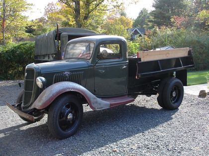1935 Ford Dump Ford Trucks For Sale Old Trucks Antique
